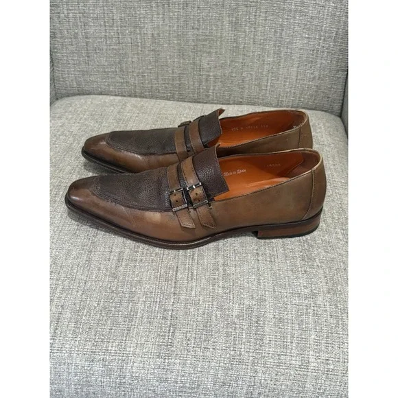 Mezlan | Shoes | Mezlan Double Buckle Colorblock Leather  display picture 2
